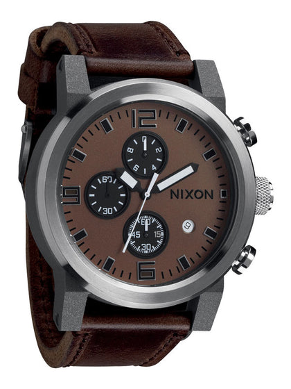 NIXON Ride A315-562 Brown Black Chronograph