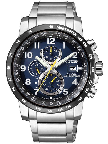 Citizen Eco-Drive Sport AT8124-91L radio chronograph 43mm 20ATM