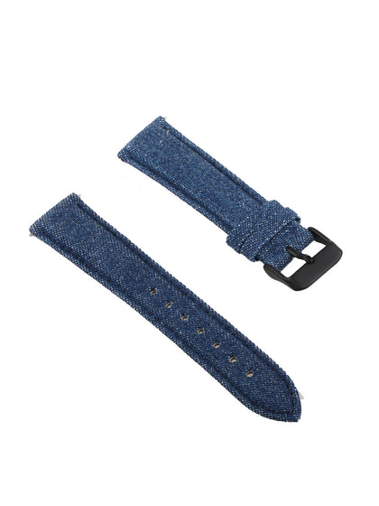 Cluse replacement band CLS053 [18 mm] blue m. black Clasp