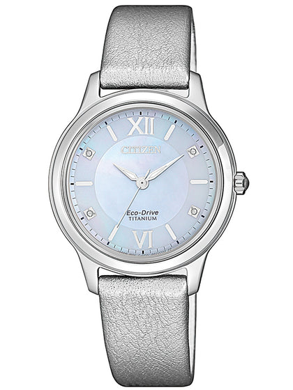 Citizen EM0720-18D titanium Ladies 30mm 5ATM