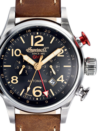 Ingersoll IN3218BK Lawrence GMT Automatic