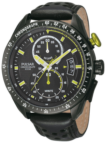 Pulsar PW4009X1 Chronograph black green 10 ATM