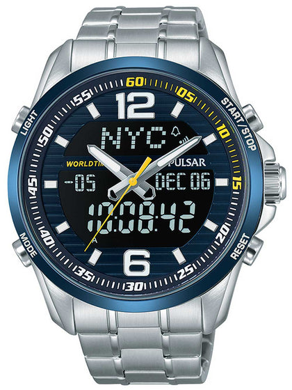 Pulsar PZ4003X1 Chronograph Men 44 10 ATM