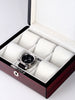 Rothschild watch box RS-2267-6-C for 6 watches cherry