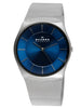 Skagen SKW6068 Classic Steel Mens silver blue 39 mm