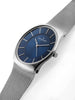 Skagen SKW6068 Classic Steel Mens silver blue 39 mm