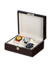 Rothschild watch box RS-2267-6E for 6 watches ebony