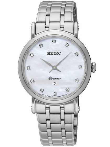 Seiko SXB433P1 Premier Diamond Ladies 30mm 3ATM