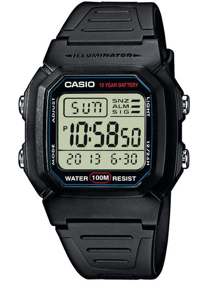 CASIO W-800H-1AVES Collection 37mm 10ATM